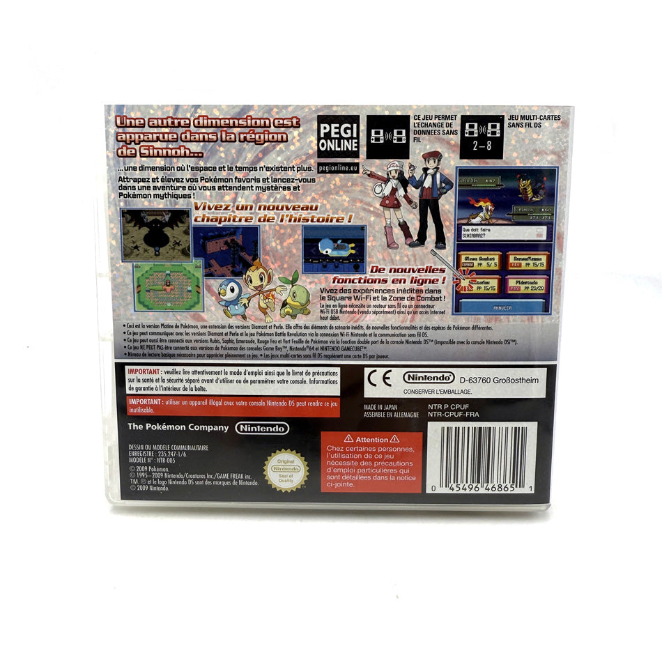 Pokemon Version Platine Nintendo DS