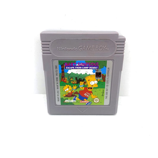Bart Simpsons Escape From Camp Deadly Nintendo Game Boy