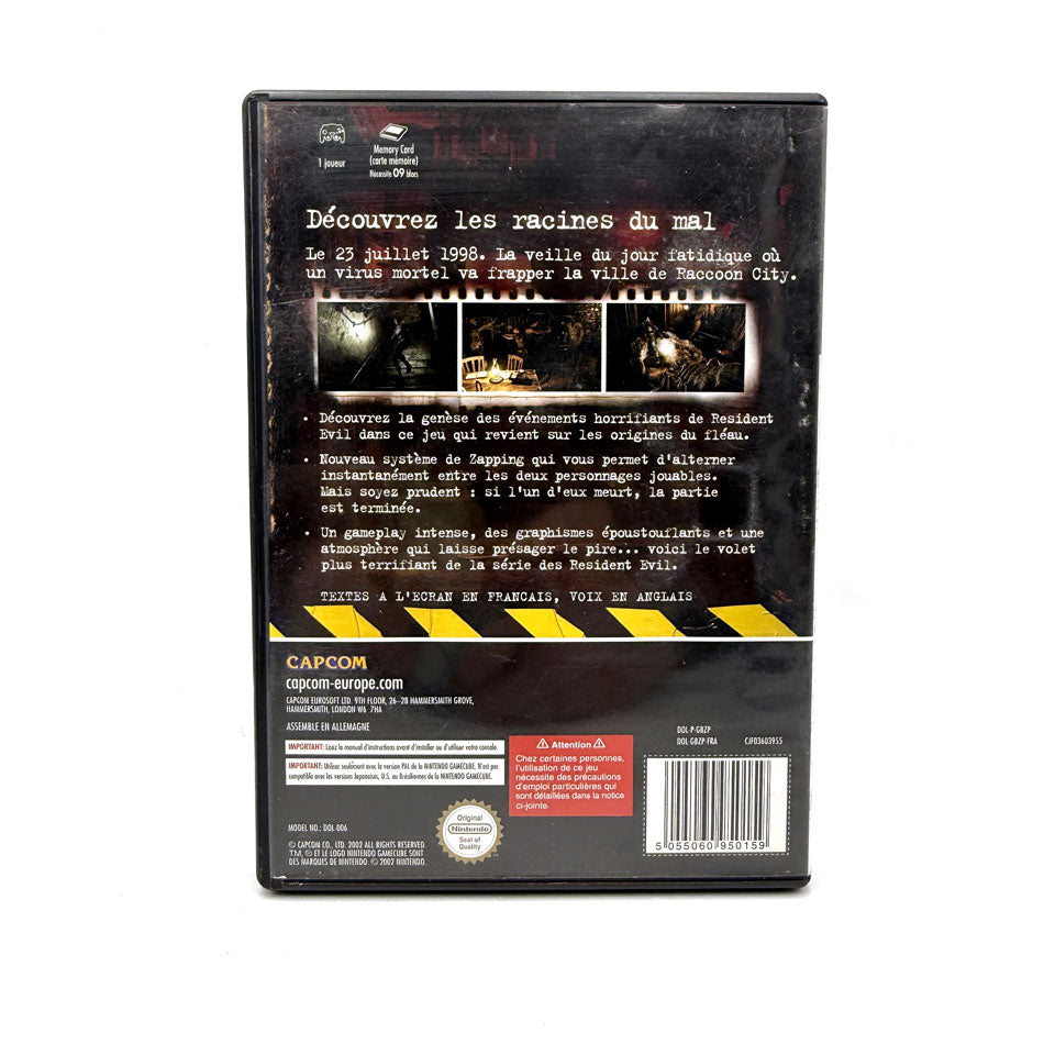 Resident Evil Zero Nintendo Gamecube