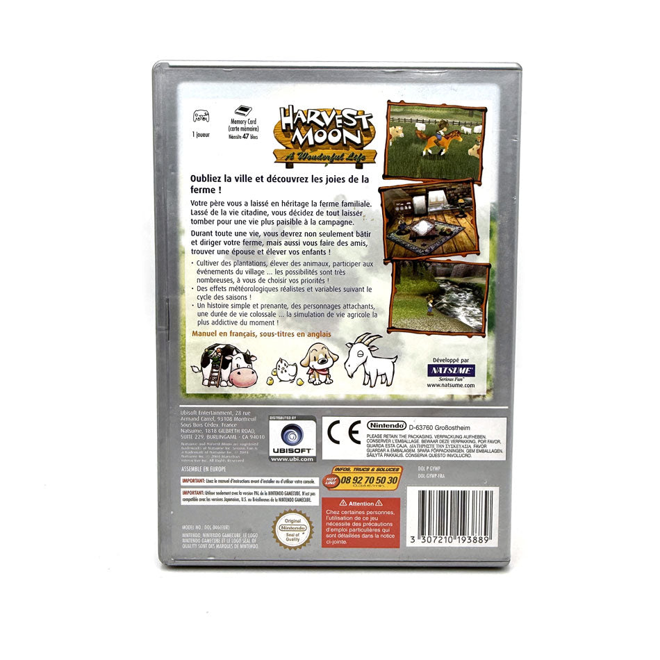 Harvest Moon A Wonderful Life Nintendo Gamecube