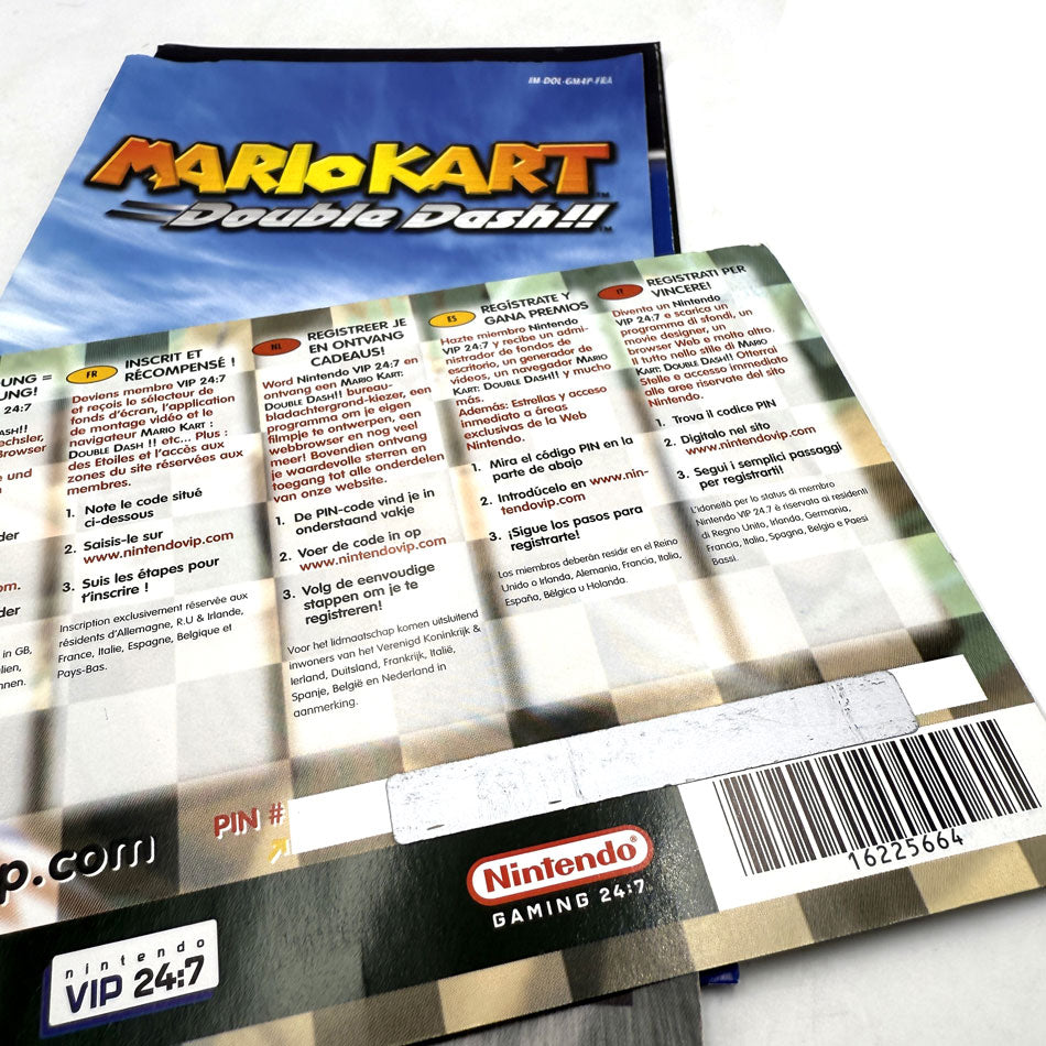 Mario Kart Double Dash !! Nintendo Gamecube (Red Box)