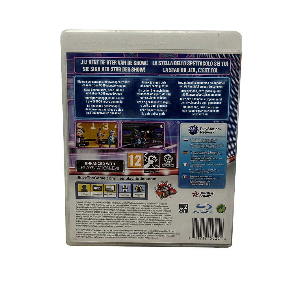 Buzz! Quiz World Playstation 3