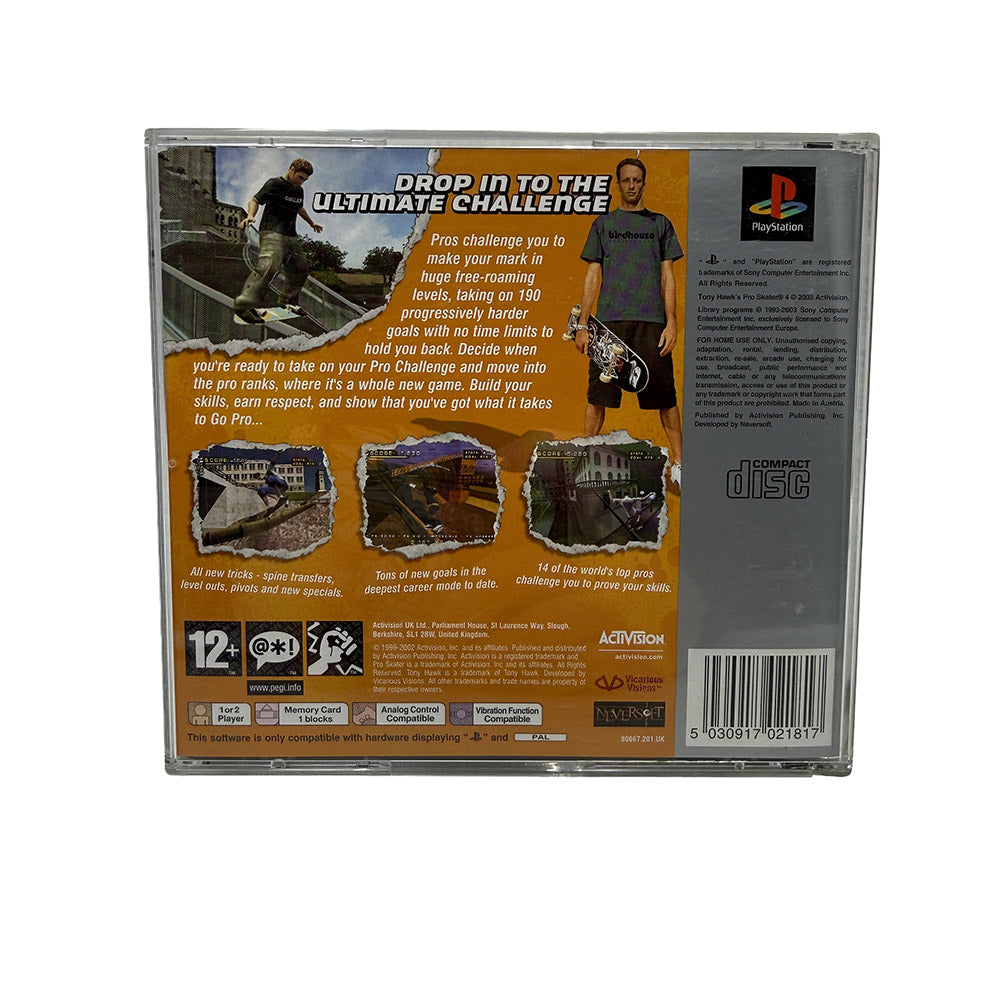 Tony Hawk's Pro Skater 4 Playstation 1