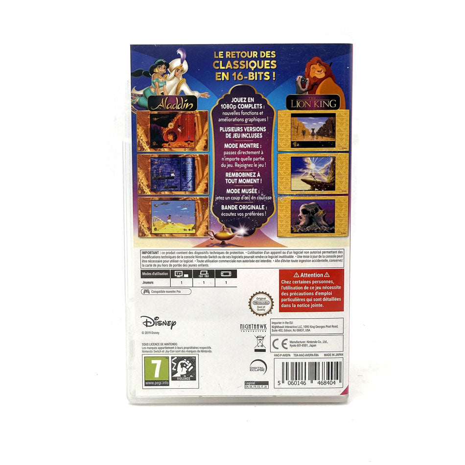 Aladdin & The Lion King Nintendo Switch (Disney Classic Games)