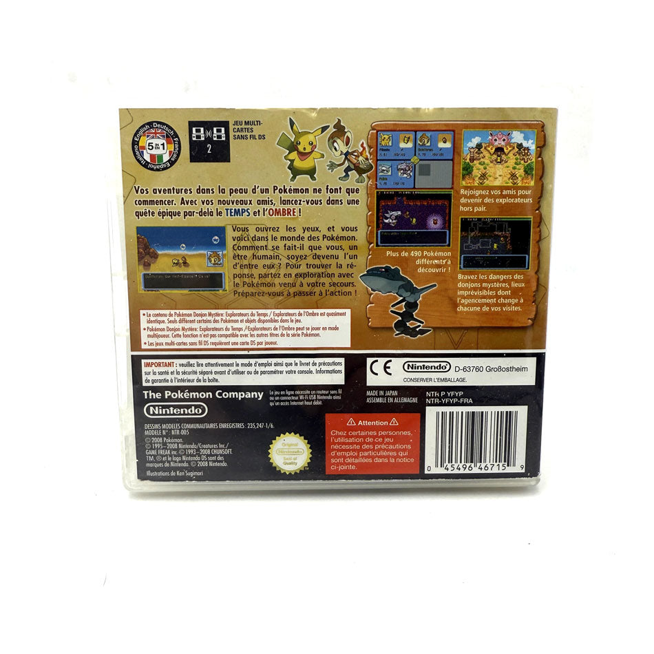 Pokemon Donjon Mystère Explorateurs De l'Ombre Nintendo DS