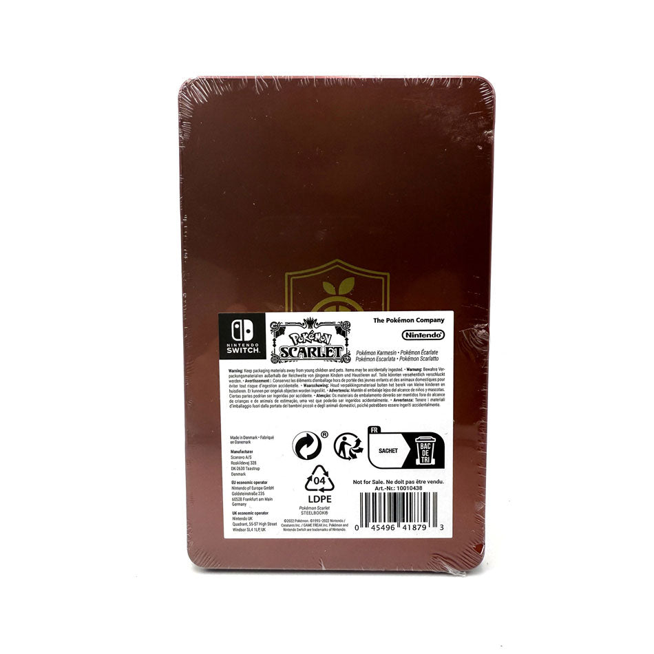 Steelbook Pokemon Ecarlate Nintendo Switch (NEUF)