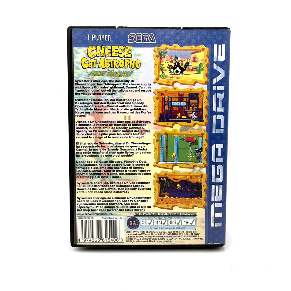 Cheese Cat-Astrophe Sega Megadrive