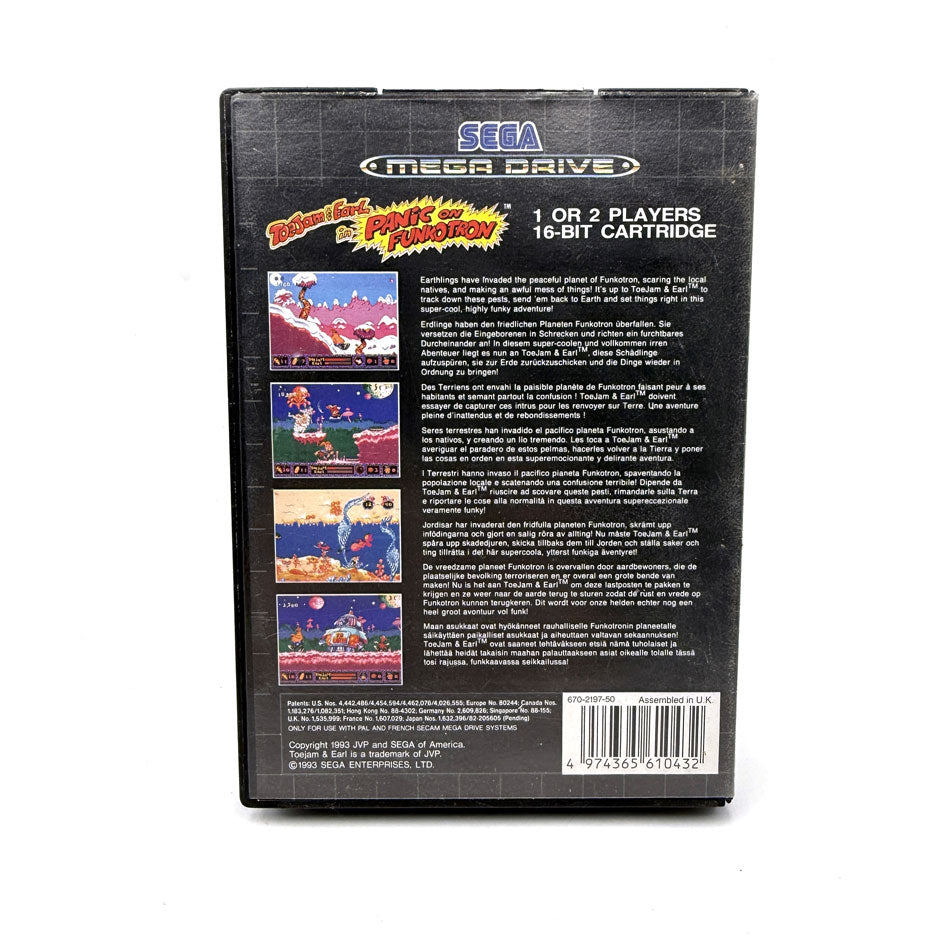 Toe Jam & Earl In Panic On Funkotron Sega Megadrive