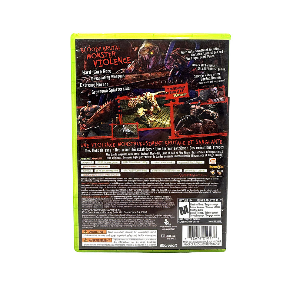 Splatterhouse Xbox 360