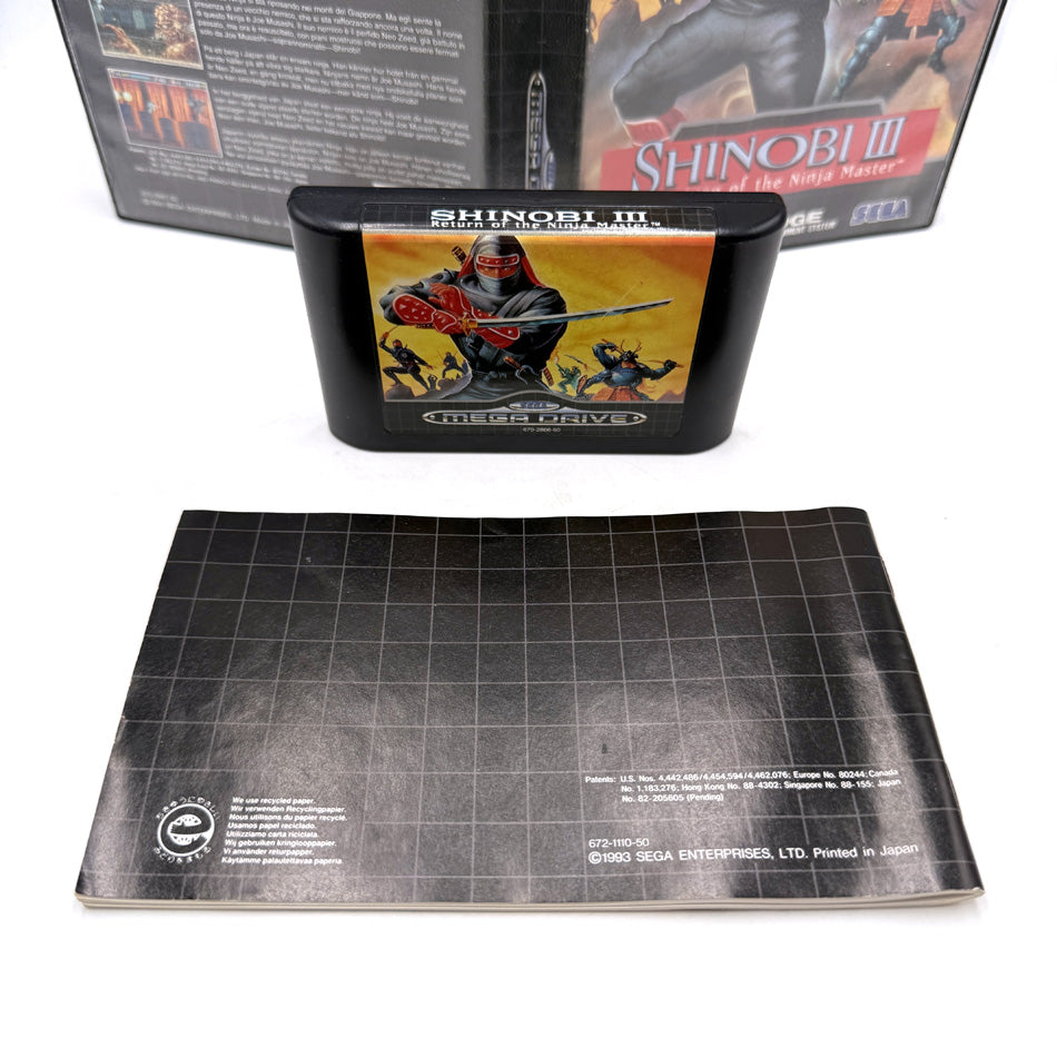Shinobi III Return Of The Ninja Master Sega Megadrive (RARE)