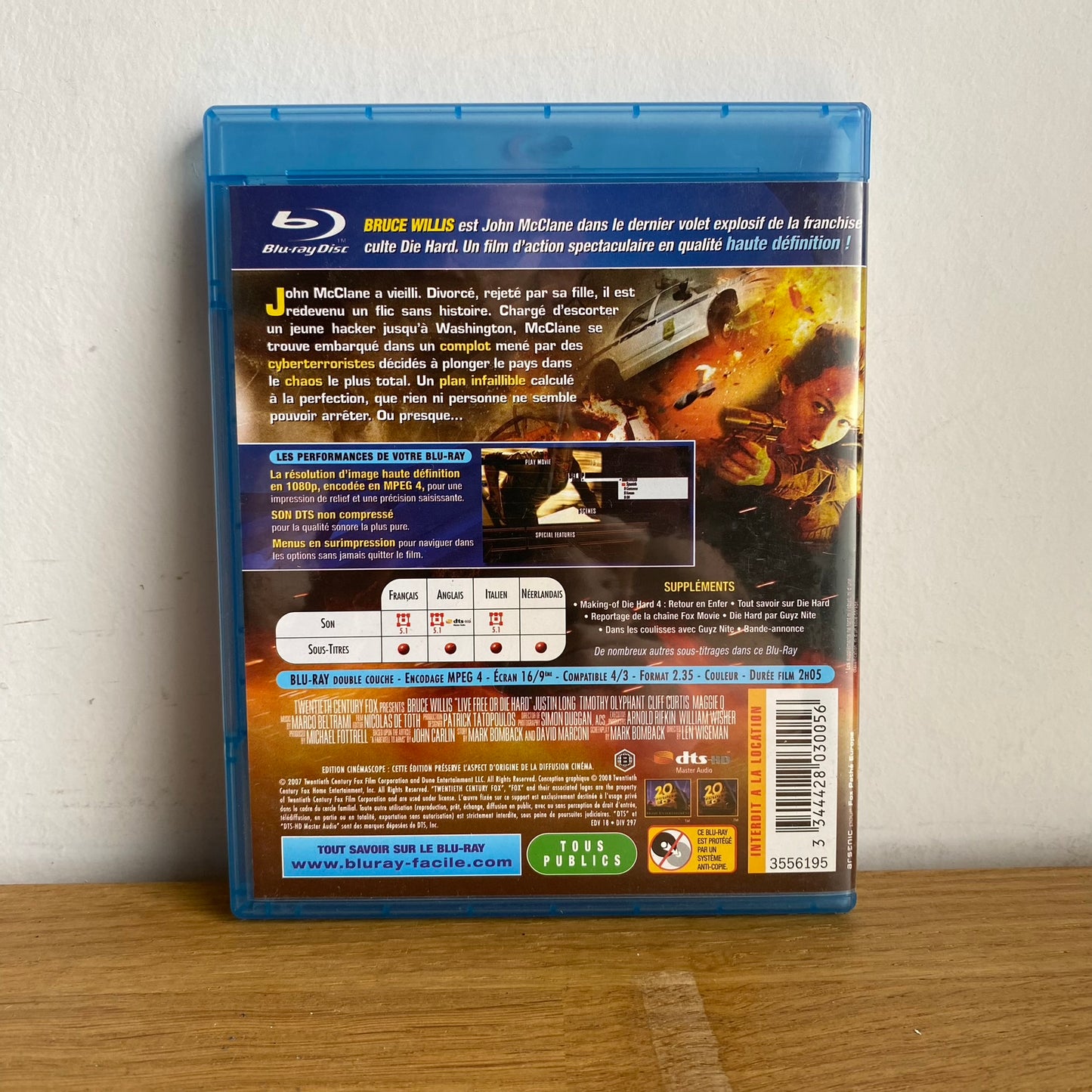 Die Hard 4 Retour En Enfer Blu-Ray