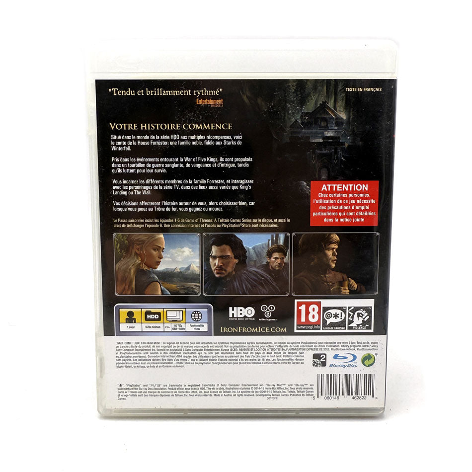 Game Of Thrones A Telltale Game Series Playstation 3