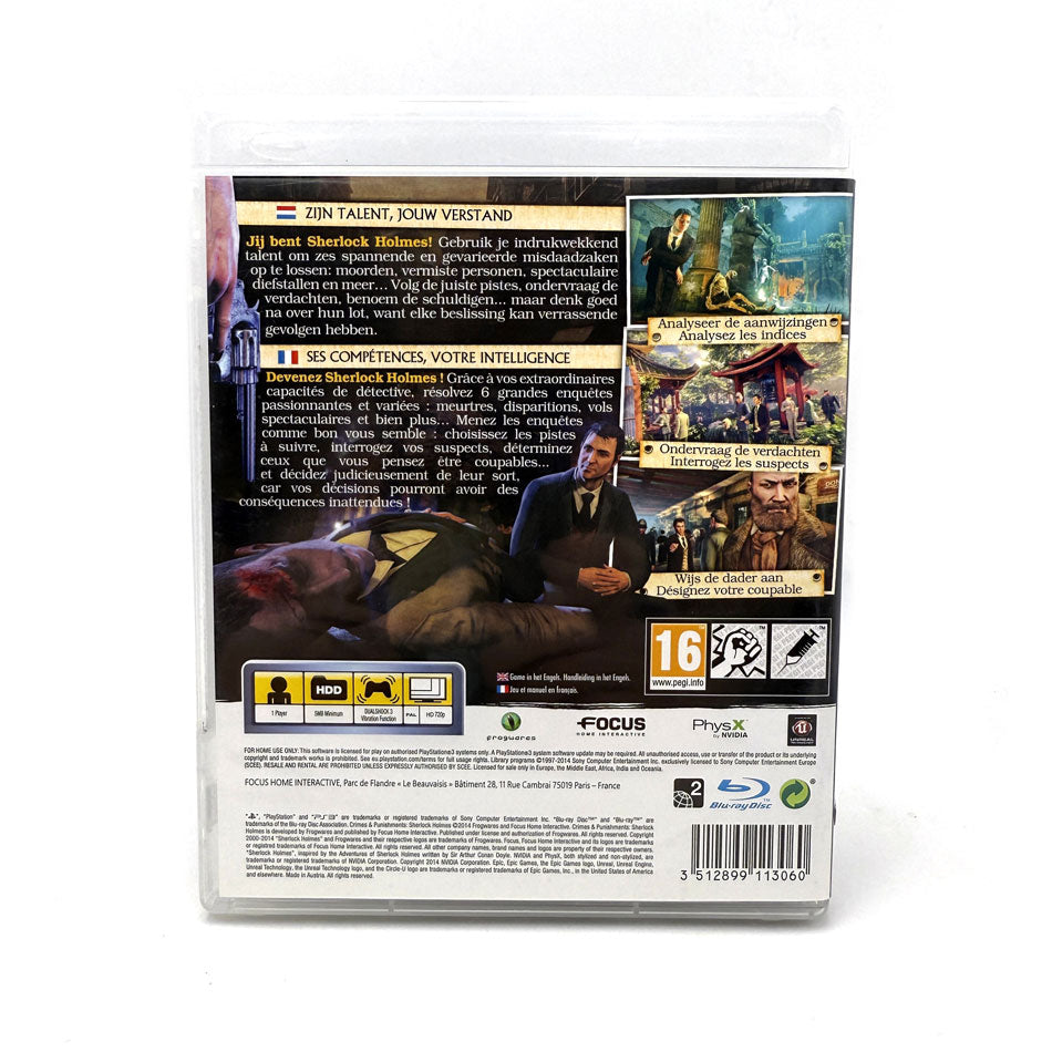 Crimes & Punishments Sherlock Holmes Playstation 3