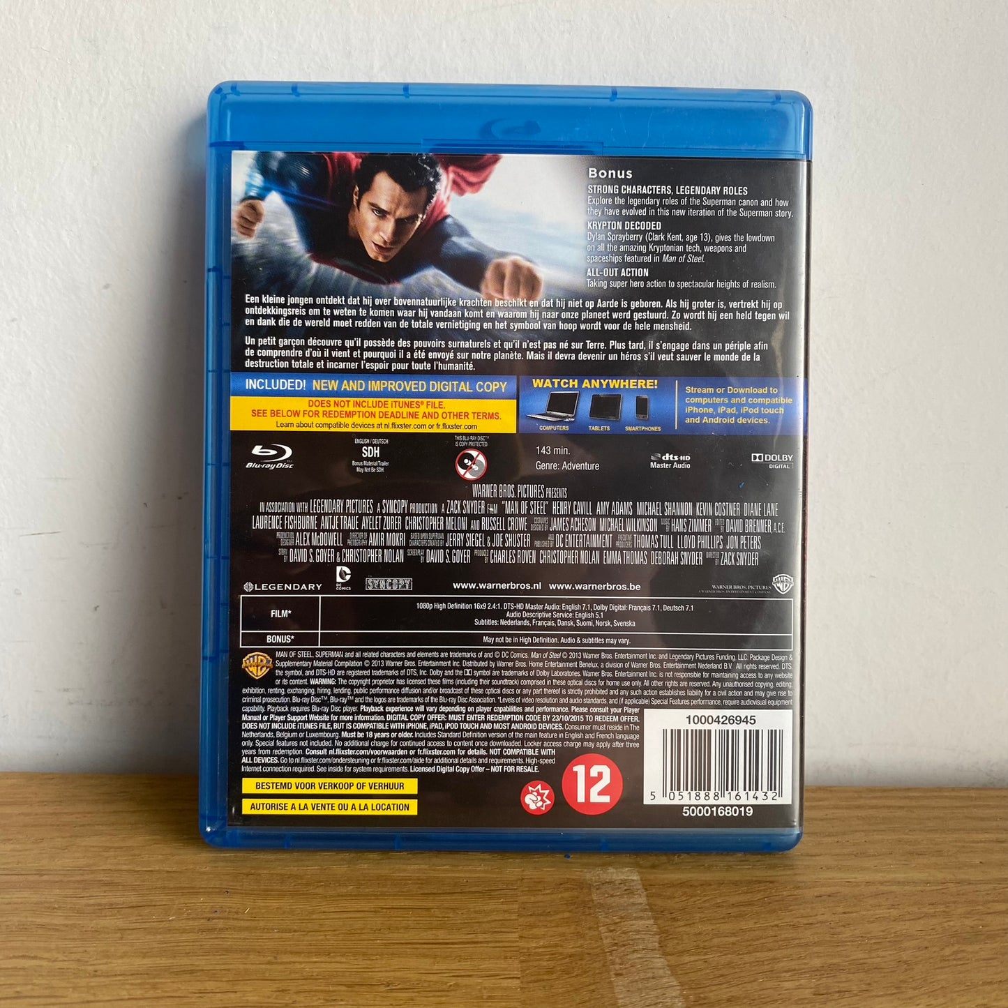 Man Of Steel Blu-Ray