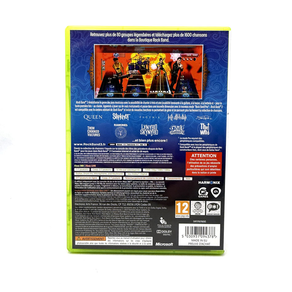 Rock Band 3 Xbox 360