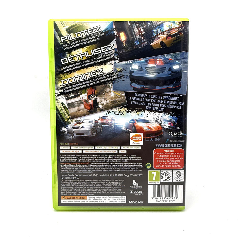 Ridge Racer Unbounded Edition Limitée Xbox 360
