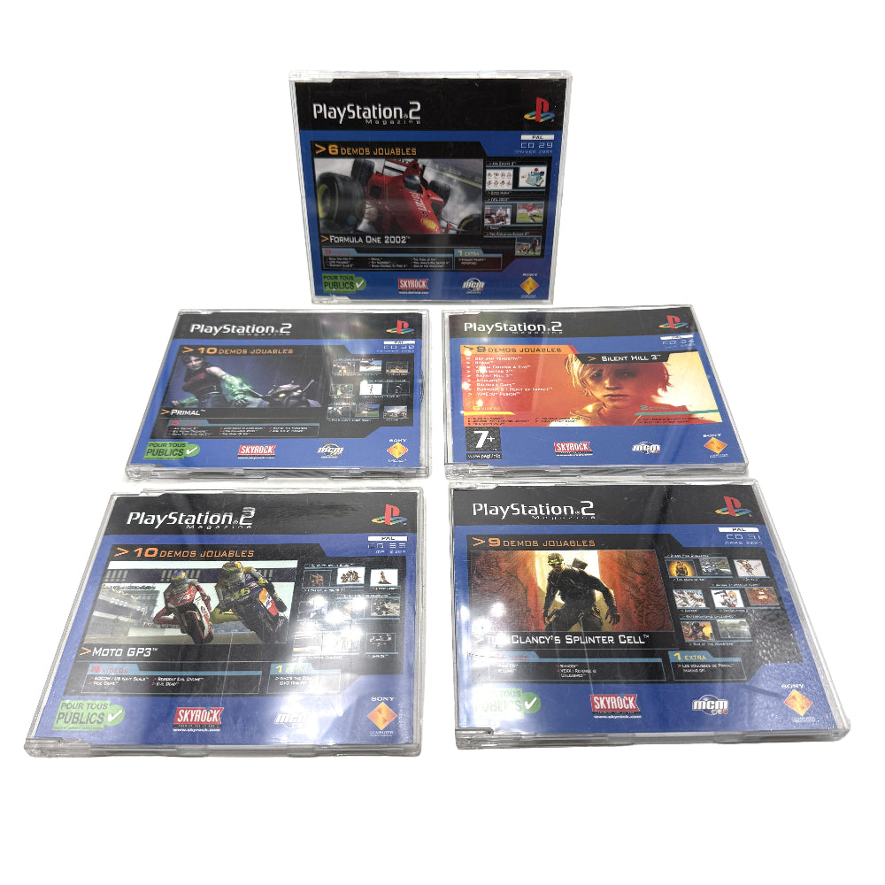 Lot de 5 démos Playstation 2 Magazine
