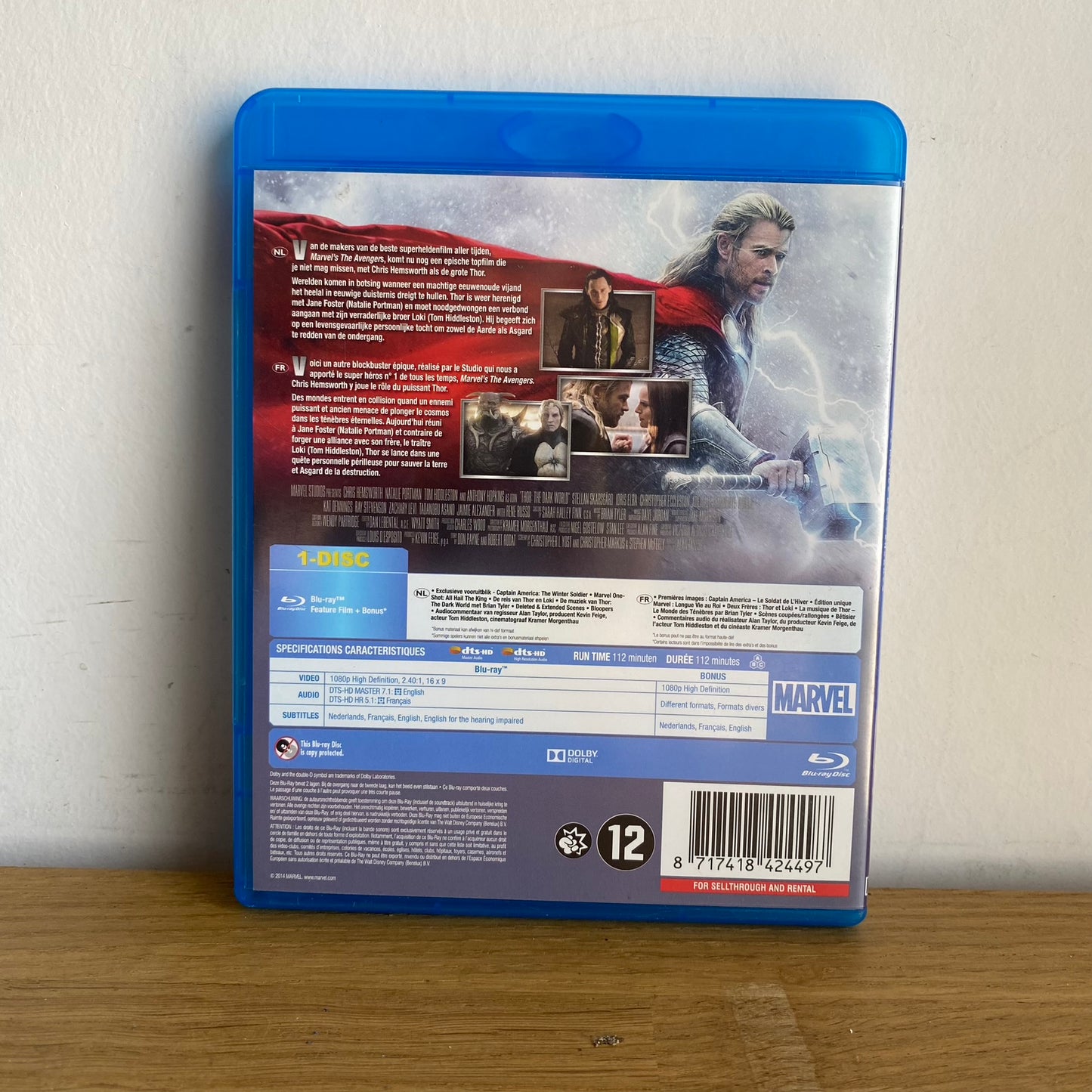 Thor Le Monde Des Ténèbres Blu-Ray