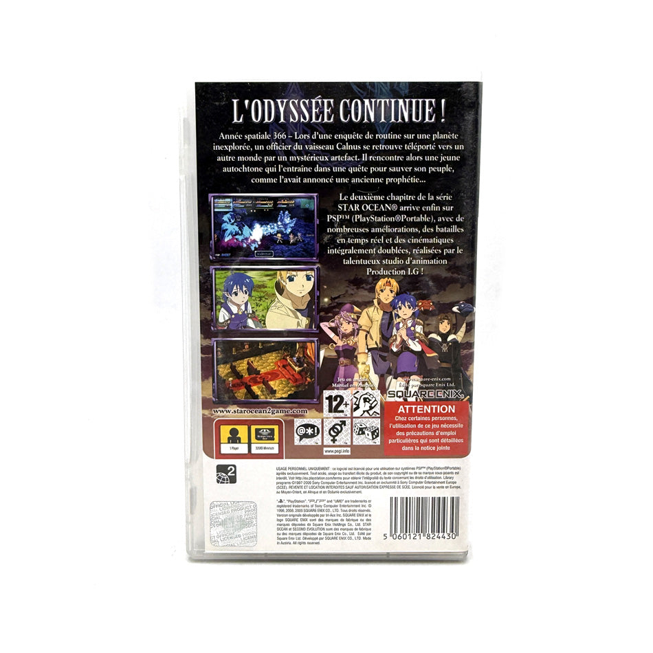 Star Ocean Second Evolution Playstation PSP