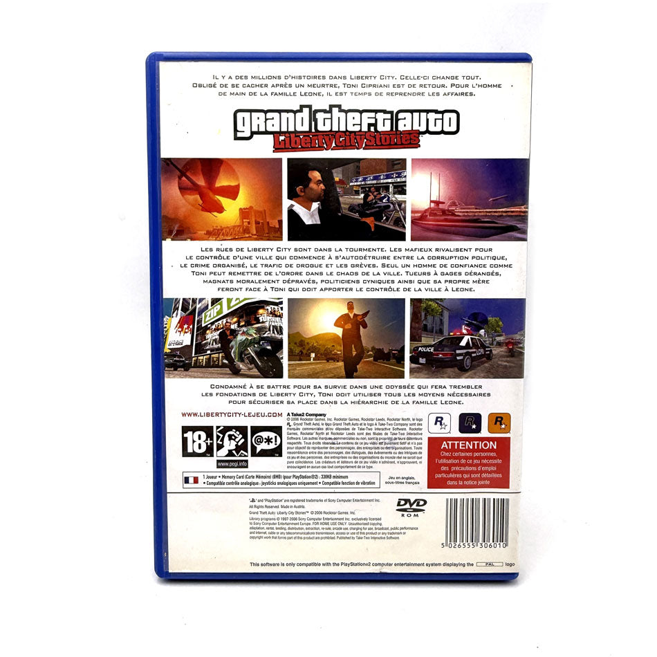 Grand Theft Auto Liberty City Stories Playstation 2 (GTA)