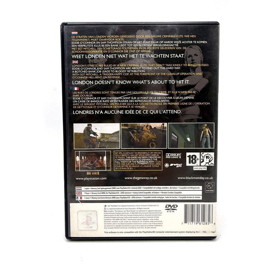 The Getaway Black Monday Playstation 2