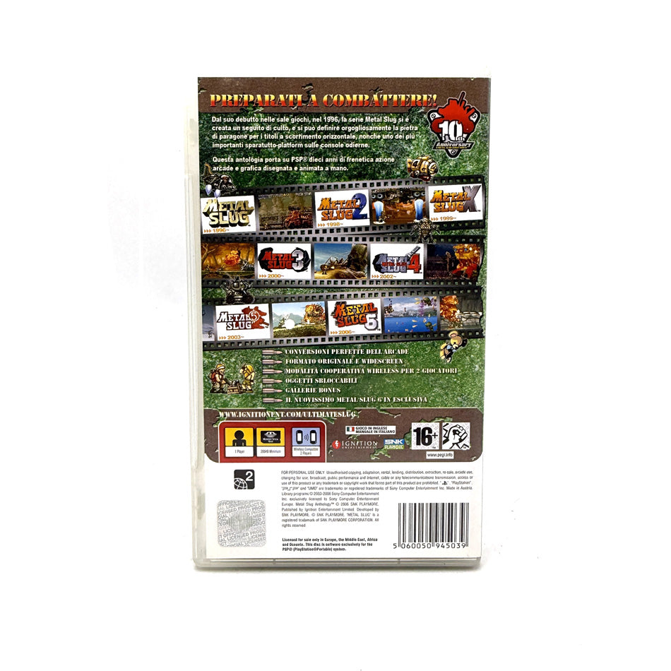 Metal Slug Anthology Playstation PSP