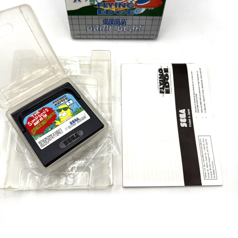The Simpsons Bart VS. The Space Mutants Sega Game Gear