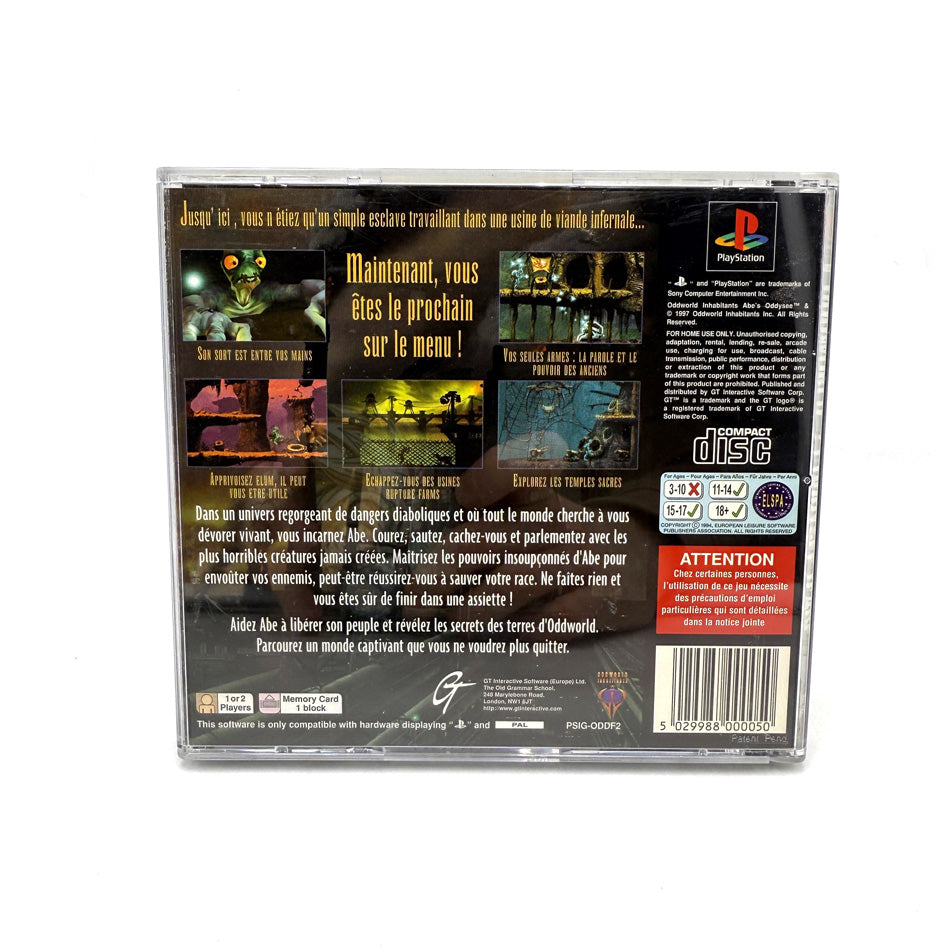 Oddworld l'Odyssée d'Abe Playstation 1