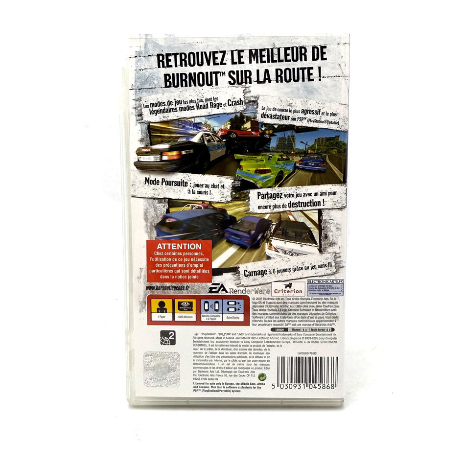 Burnout Legends Playstation PSP