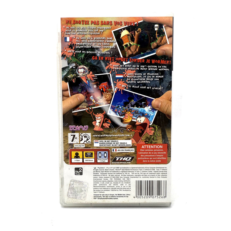 Worms Open Warfare Playstation PSP
