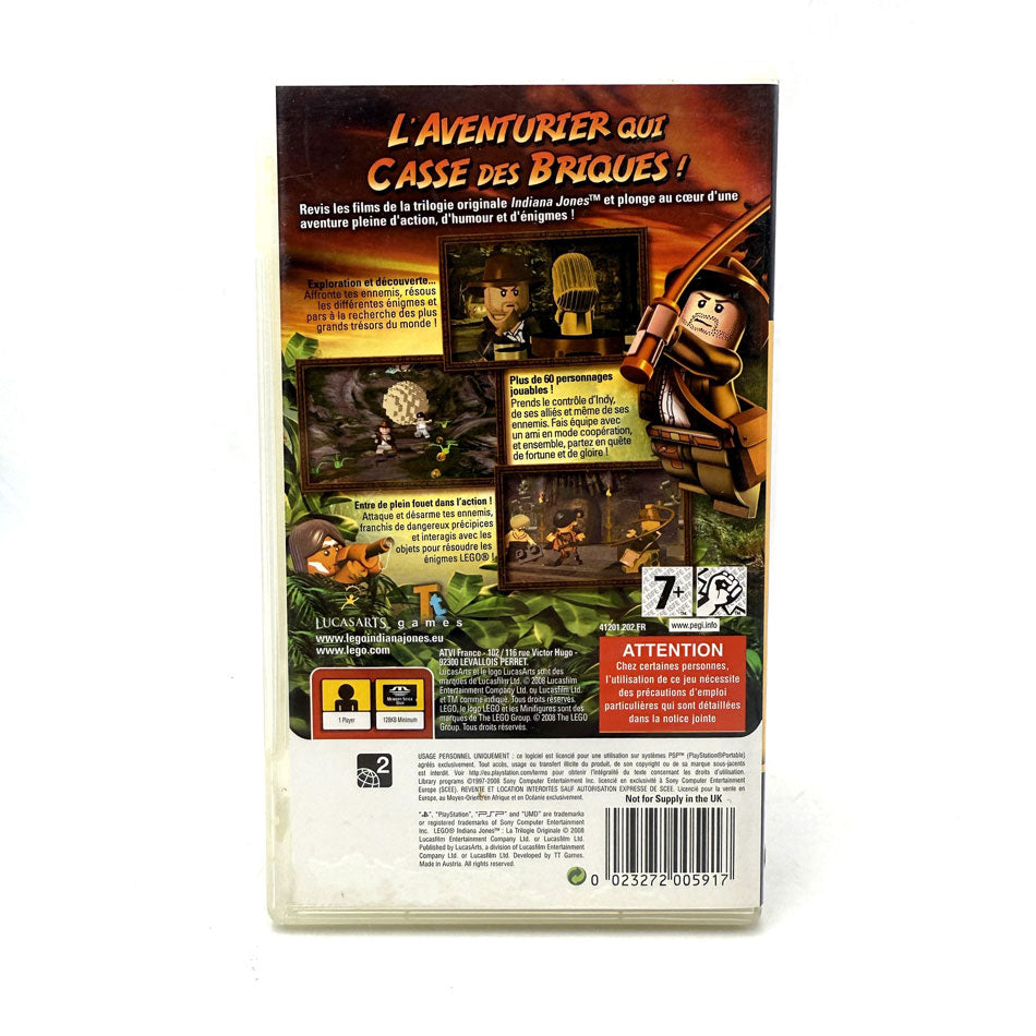 Lego Indiana Jones La Trilogie Originale Playstation PSP