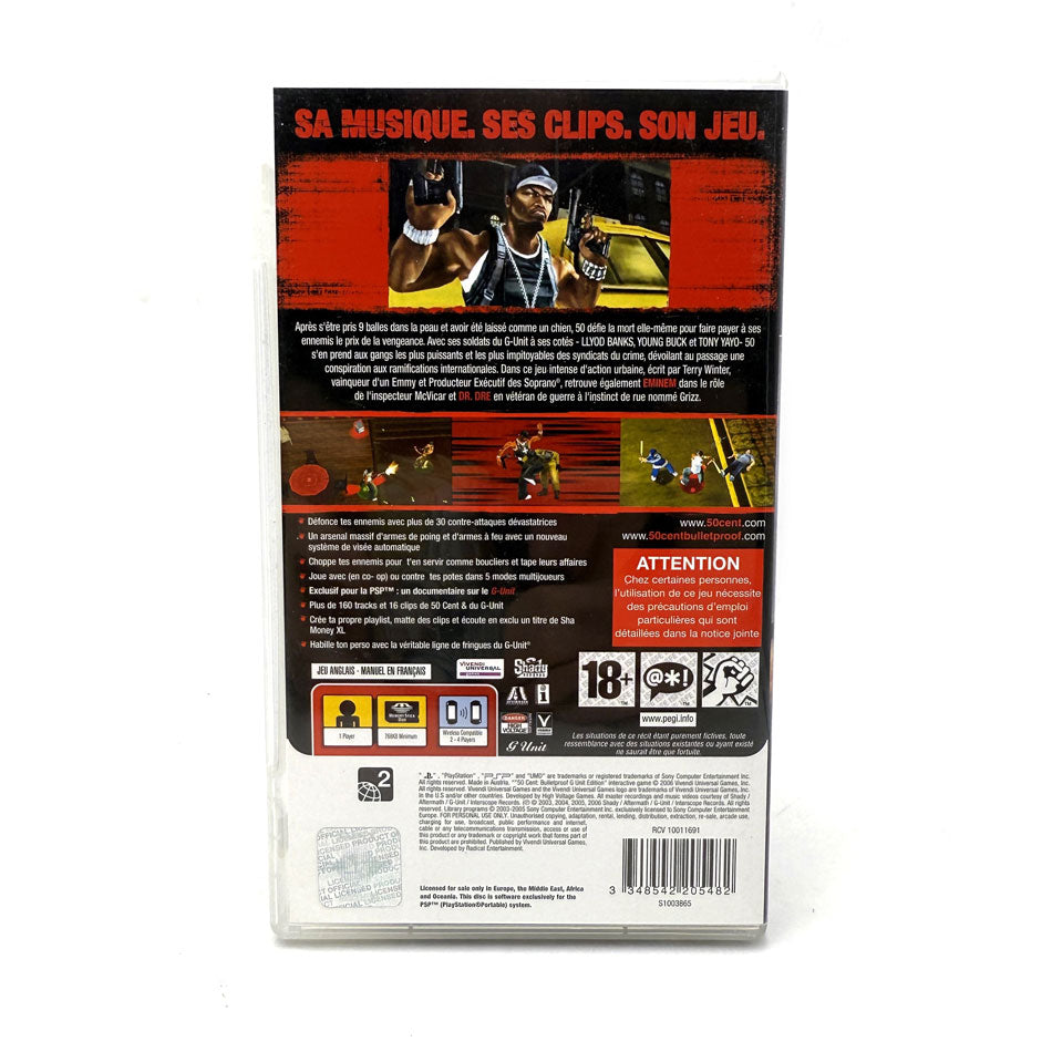 50 Cent Bulletproof G-Unit Edition Playstation PSP