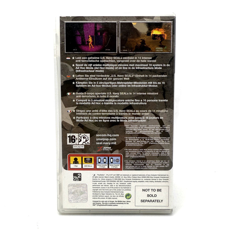 SOCOM U.S. Navy Seals Fireteam Bravo Playstation PSP