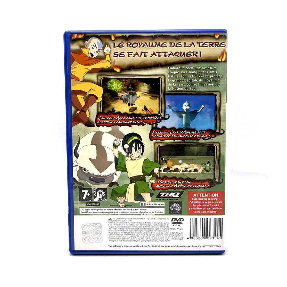 Avatar Le Dernier Maitre de L'air Le Royaume de la Terre du Feu Playstation 2