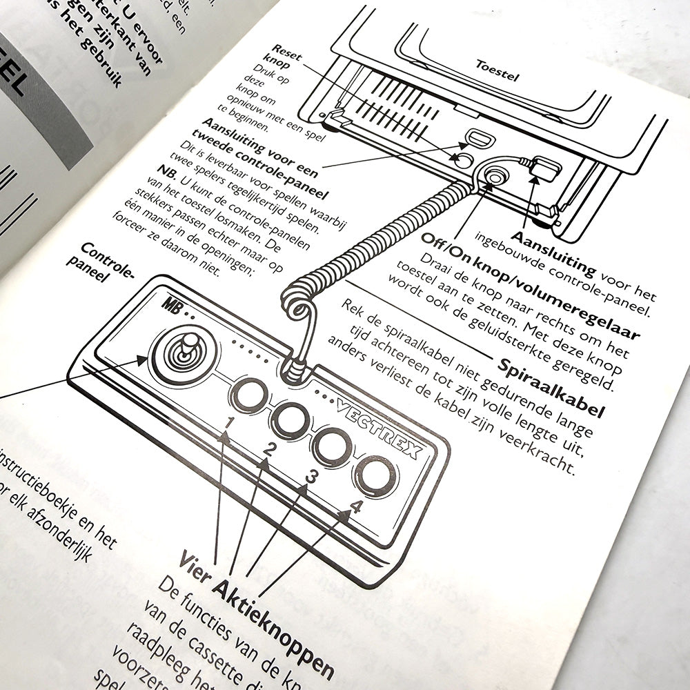 Handleiding MB Vectrex (Notice)