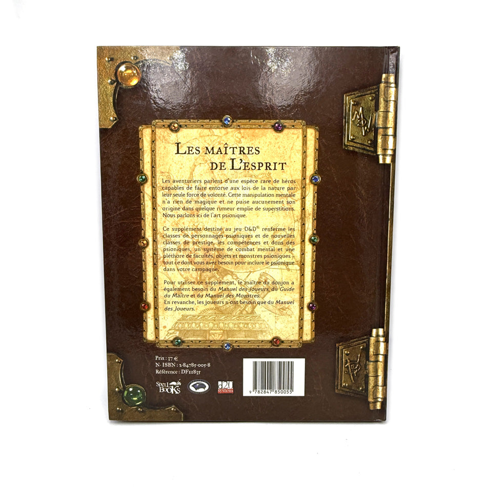 Livre Dungeons & Dragons Manuel Des Psioniques
