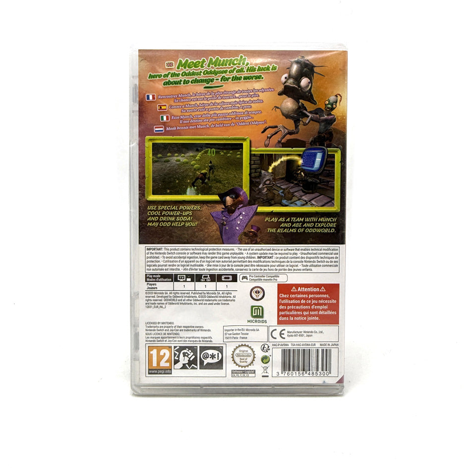 Oddworld Munch's Oddysee Nintendo Switch