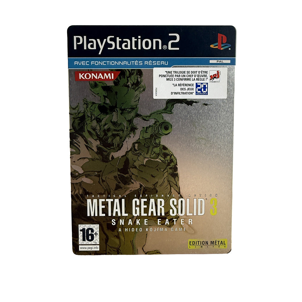 Metal Gear Solid 3 Snake Eater PlayStation 2 (Limited Metal Edition) – Retromania