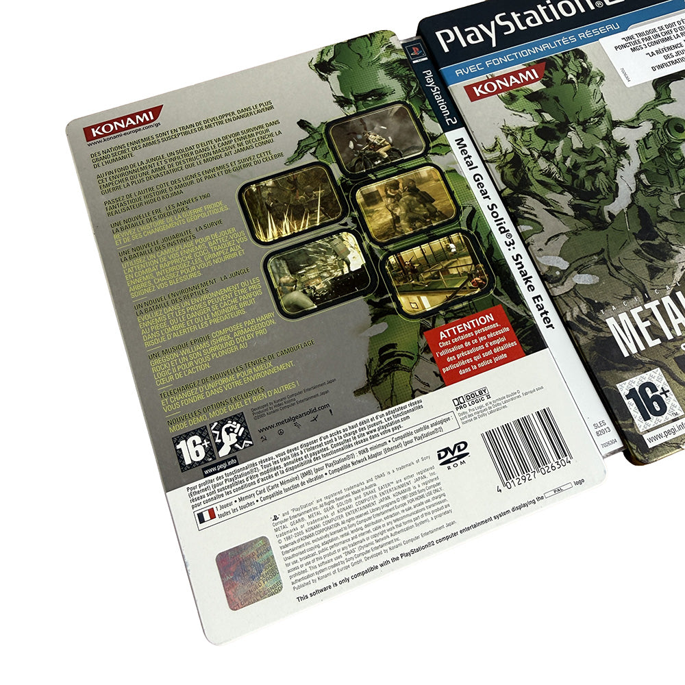 Metal Gear Solid 3 Snake Eater PlayStation 2 (Édition Métal Limitée)