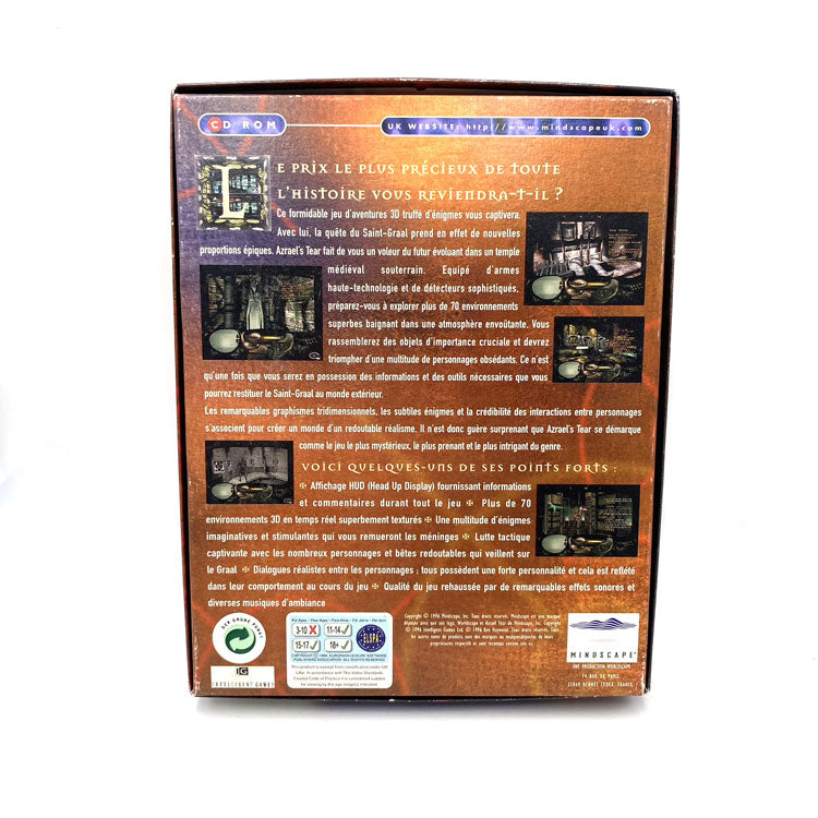 Azrael's Tear A la Recherche du Graal PC Big Box