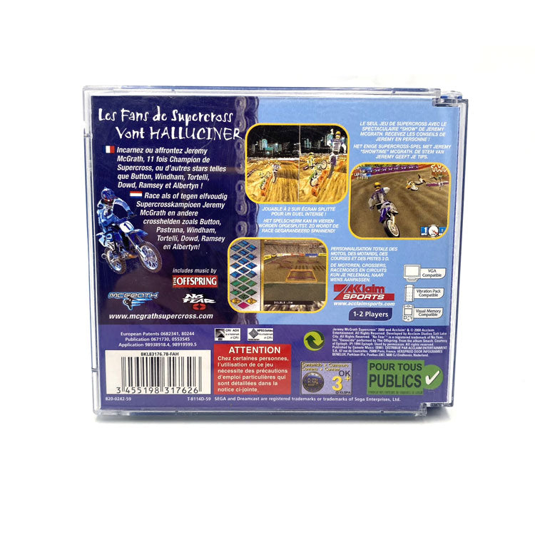 Jeremy McGrath Supercross 2000 Sega Dreamcast