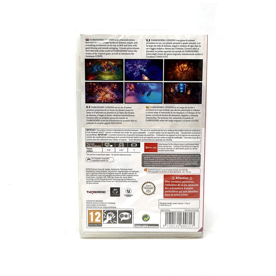 Darksiders Genesis Nintendo Switch (NEUF)