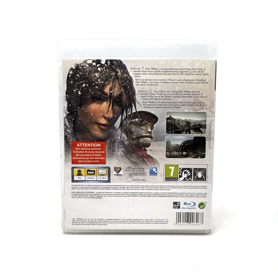 Syberia Collection Playstation 3