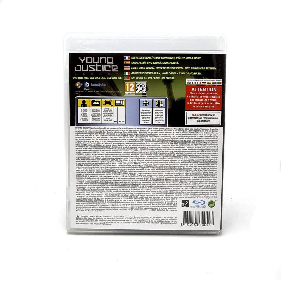 Young Justice Legacy Playstation 3
