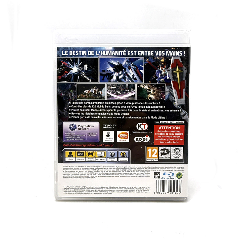 Dynasty Warriors Gundam Reborn Playstation 3