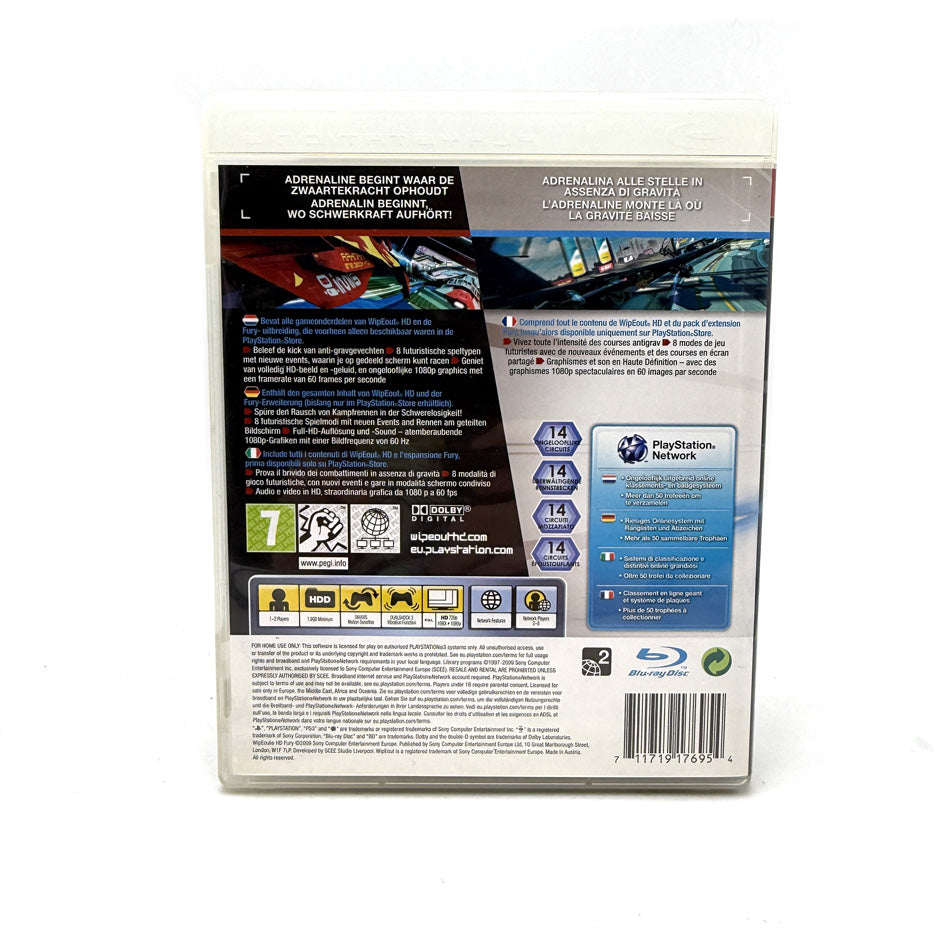 Wipeout HD Fury Playstation 3