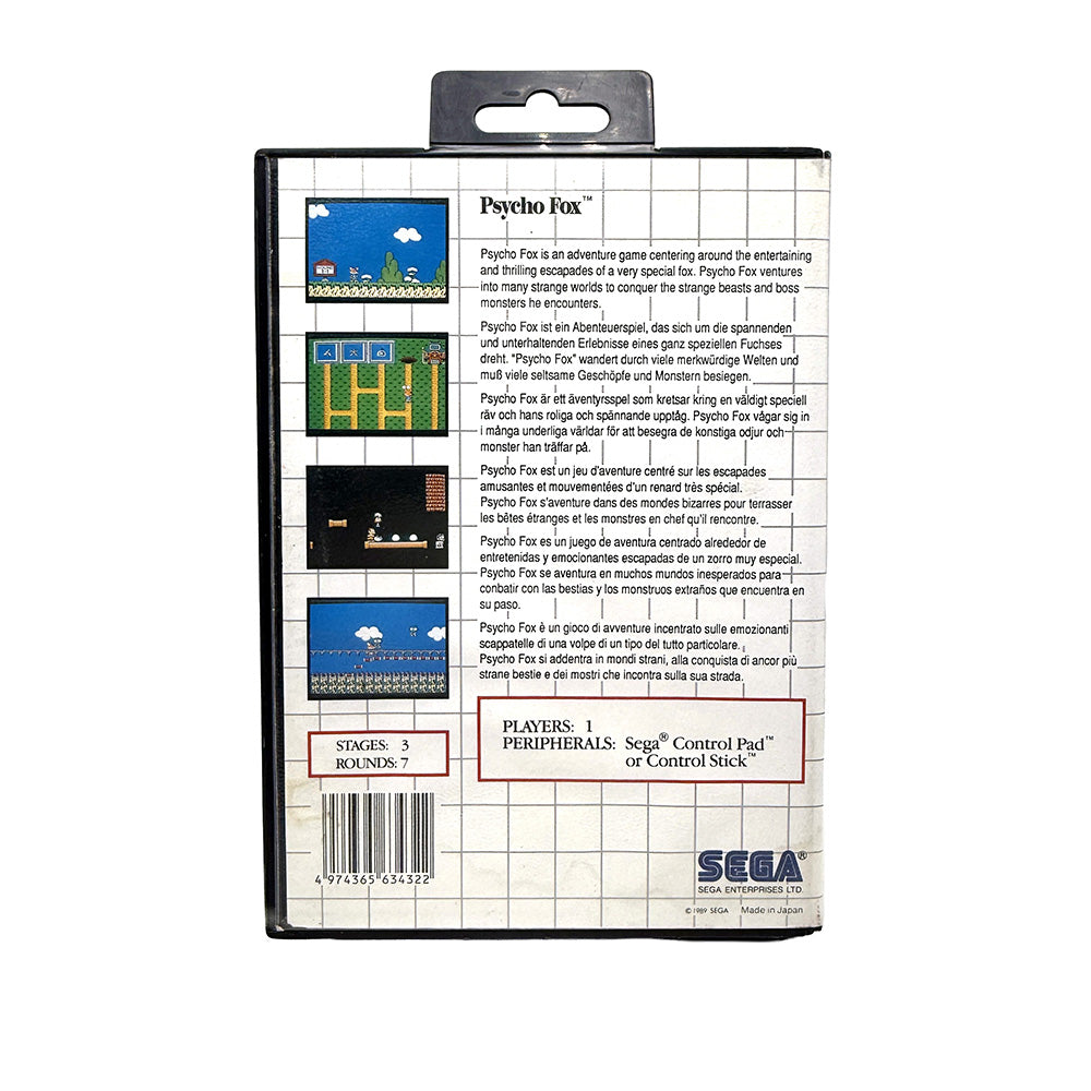 Psycho Fox Sega Master System