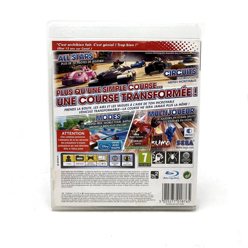 Sonic All-Stars Racing Transformed Playstation 3