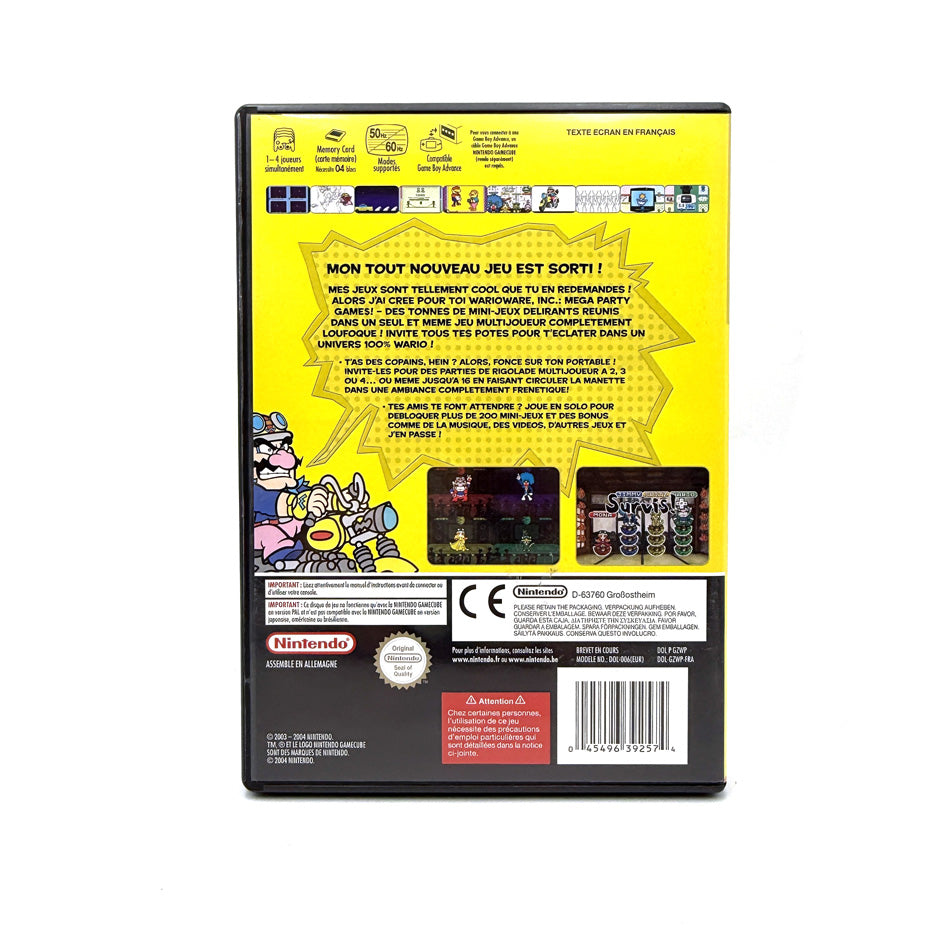 Wario Ware Inc. Mega Party Games Nintendo Gamecube