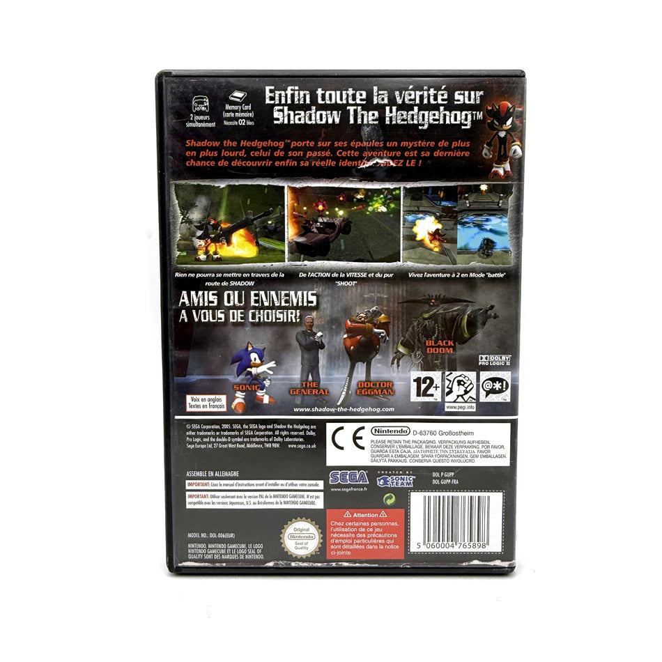 Shadow The Hedgehog Nintendo Gamecube